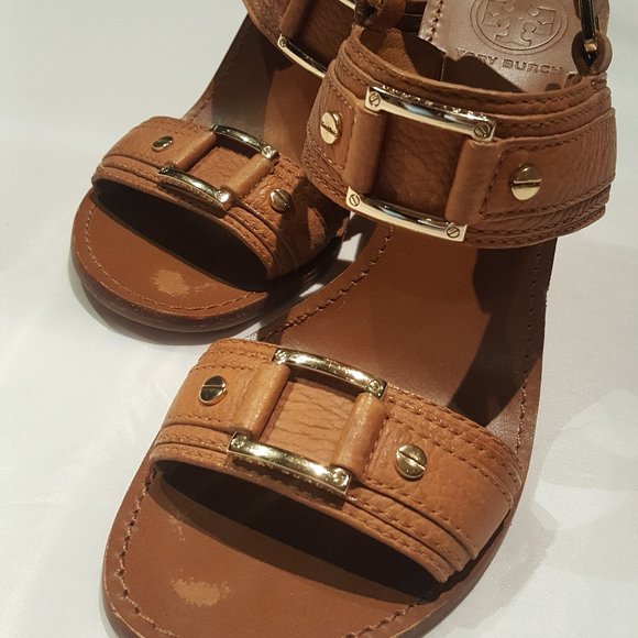 Tory Burch Wedge Sandals - Picture 1 of 8